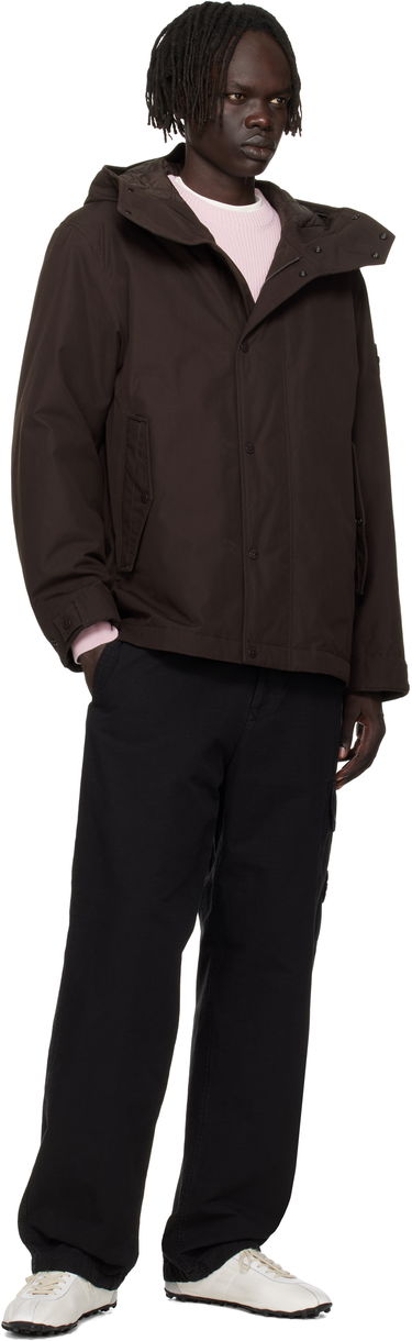 Parka Stone Island Stone Island Weatherproof Cotton Canvas Short Parka Hnedá | K2S15 4100105 S00F1, 4