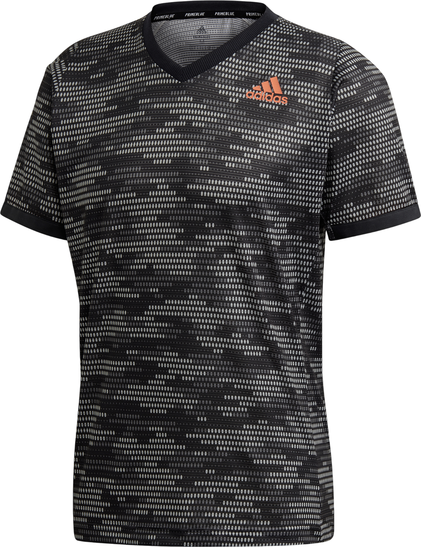 Tričko adidas Originals Freelift Primeblue Short Sleeve Dotted Pattern V-Neck T-Shirt Rôznofarebný | fk0810, 0