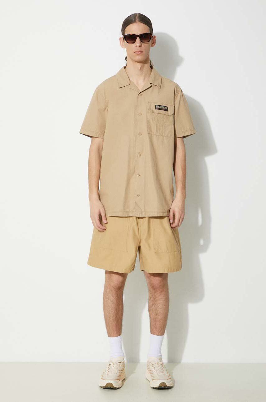 Košeľa Napapijri Relaxed Shirt Béžová | NP0A4HQ4N1E1, 1