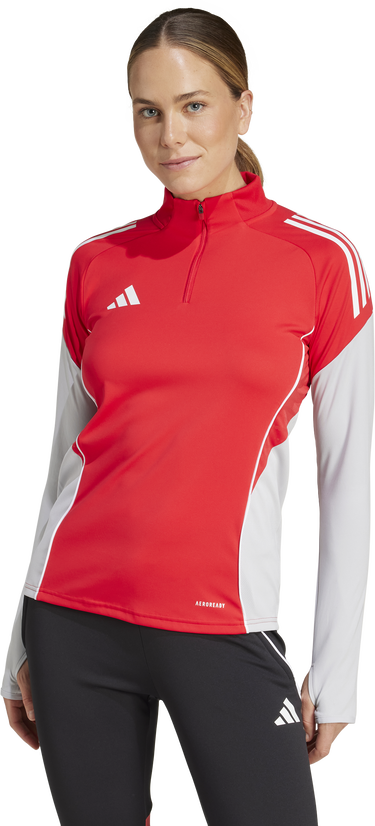 Mikina adidas Originals adidas Tiro 25 Training 1/4 Zip Top Červená | iw0450, 3