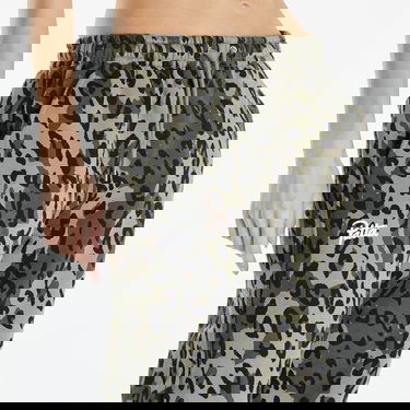 Tepláky Patta Femme Leopard Jogging Pants Dusty Olive Zelené | POC-BF24-2050-338-0370-147, 3