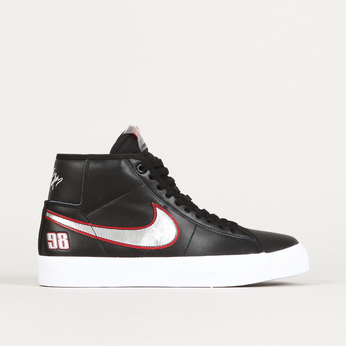 Tenisky a topánky Nike SB Blazer Mid Pro GT "Black Silver Red" Čierna | FN4182-001, 1