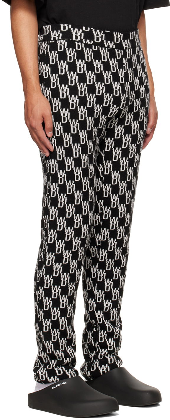 Legíny We11done We11done Jacquard Lounge Pants Čierna | WD-KP9-20-096-W-BK, 1