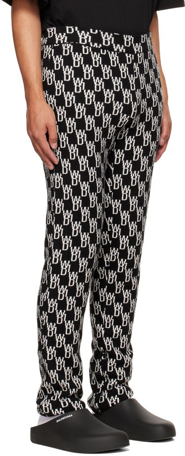 Legíny We11done We11done Jacquard Lounge Pants Čierna | WD-KP9-20-096-W-BK, 1