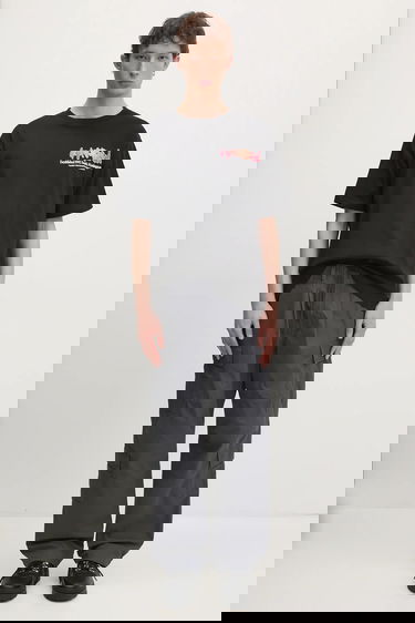 Tričko Manastash T-Shirt Citee Paint Logo Čierna | 7924234004, 3