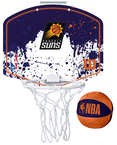 Športový doplnok Wilson Tennis Phoenix Suns NBA Team Mini Hoop Fialová | wtb1302px, 0