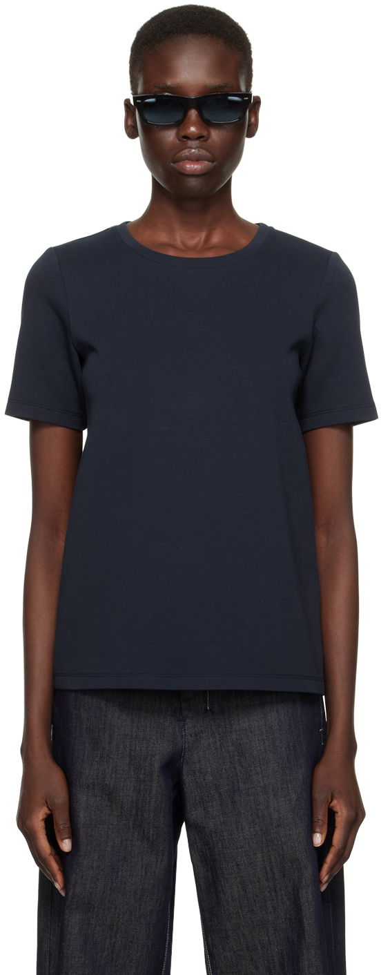 Tričko Max Mara Max Mara Fianco T-Shirt Navy | 2419971023600, 0