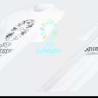 Tričko adidas Performance UEFA EURO24™Official Emblem Biela | IT9290, 3
