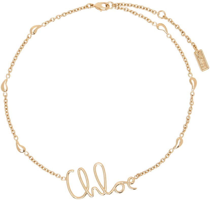 Náhrdelník CHLOÉ Chloé Gold 'The Chloé Iconic' Necklace Žltá | CHC24AFO64CB7