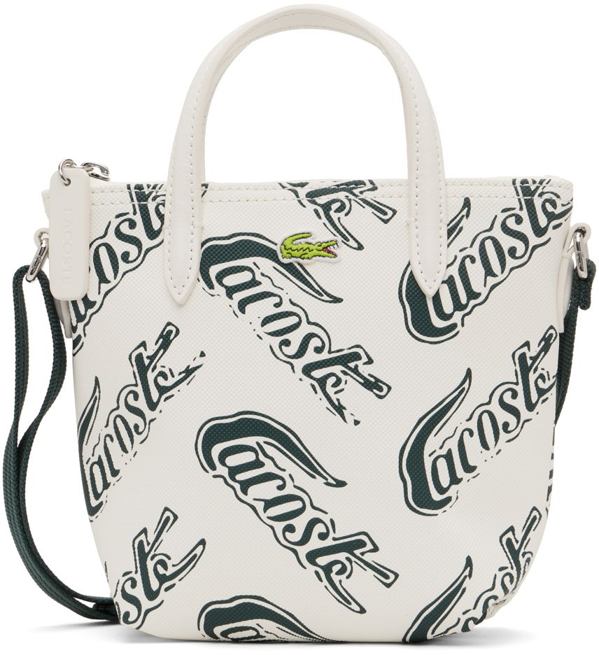 Tote bag Lacoste Small Logo Print Tote Bag Biela | NF4205CX, 0