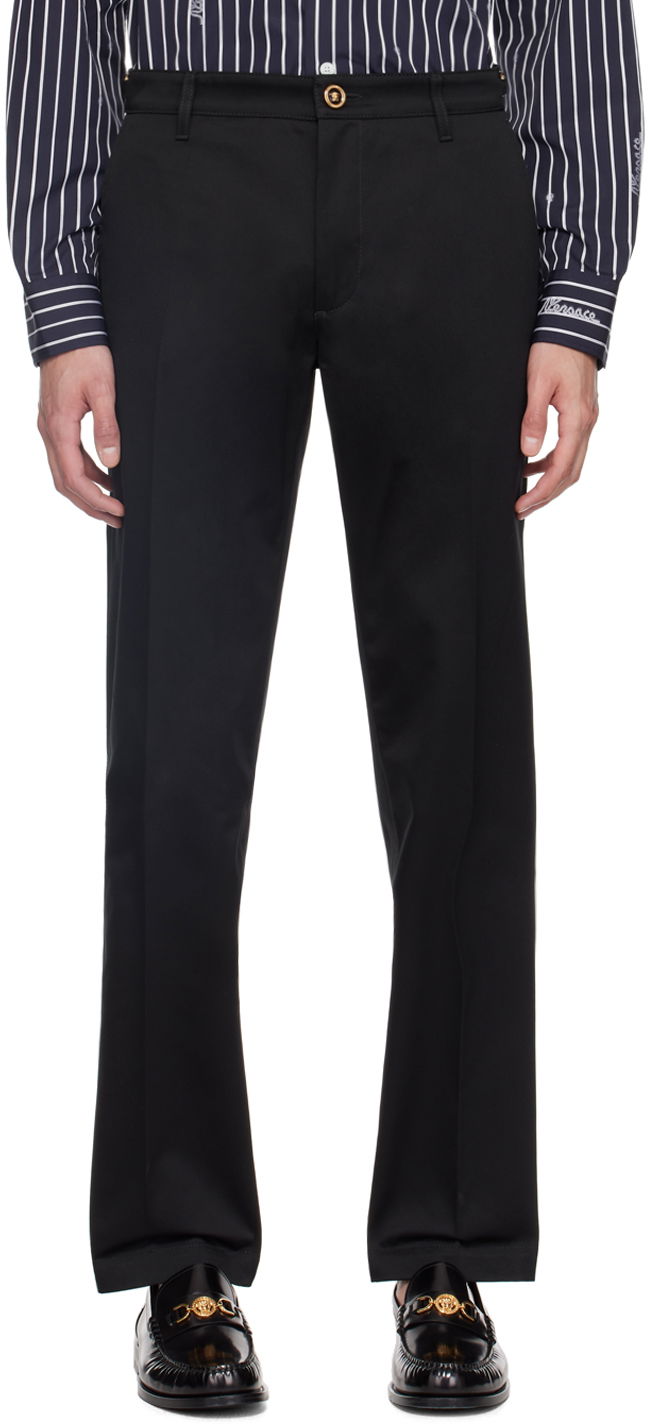 Nohavice Versace Black Medusa Biggie Trousers Čierna | 1010583_1A01718, 0