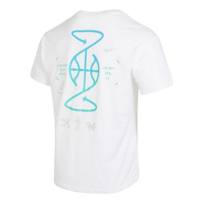 Tričko Nike Sportwear Basketball Graphic T-Shirt Biela | FJ7227-100, 0