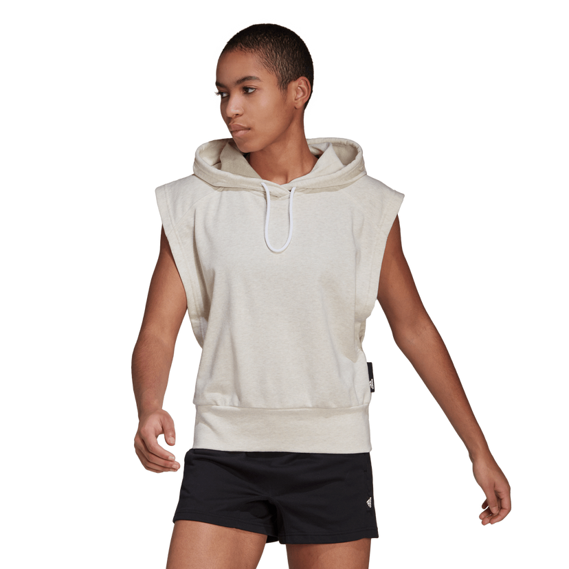 Mikina adidas Originals Sleeveless Hoodie Béžová | HE2858
