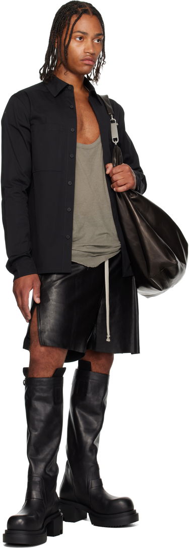 Taška cez rameno Rick Owens Rick Owens Concordians Cropped Gemini Shoulder Bag Čierna | RA02E0728 LBU, 3