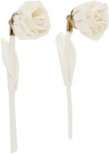 Spona Simone Rocha Simone Rocha Rose Earrings Čierna | ERG404 1067, 4