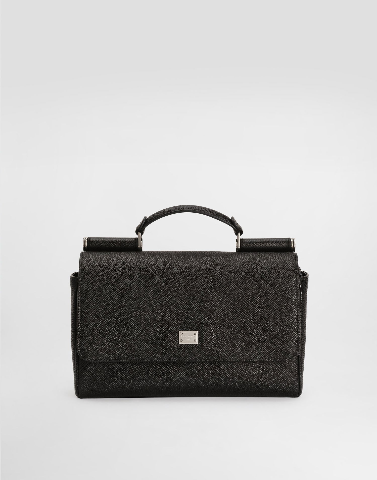 Kabelka Dolce & Gabbana Dolce & Gabbana Sicily Calfskin Crossbody Bag Čierna | BM2516BG06580999, 0