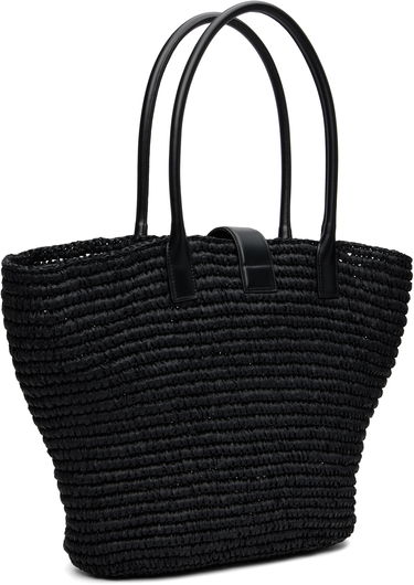 Tote bag Anine Bing Lou Monogram Woven Tote Čierna | A-13-11223-BLK1, 2