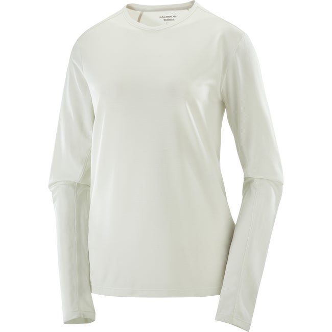 Tričko Salomon Shakeout Core Long Sleeve T-Shirt Biela | LC2476800, 1