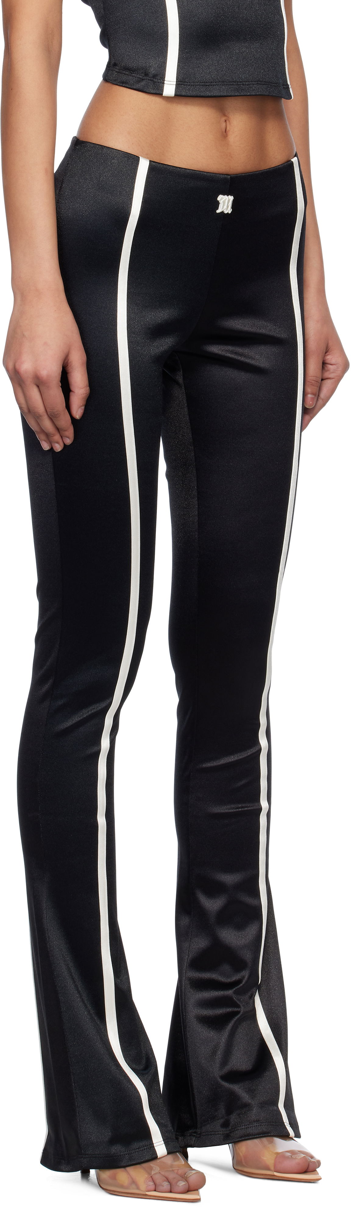 Legíny MISBHV MISBHV St Germain Flared Leggings Čierna | 250W302, 1