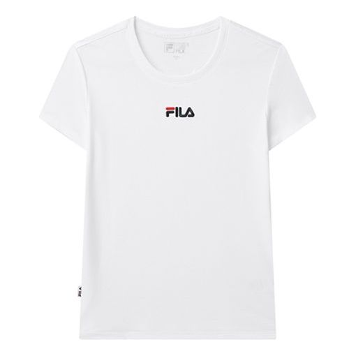Tričko FILA Casual Short Sleeve T-Shirt Biela | F51W018154F-WT