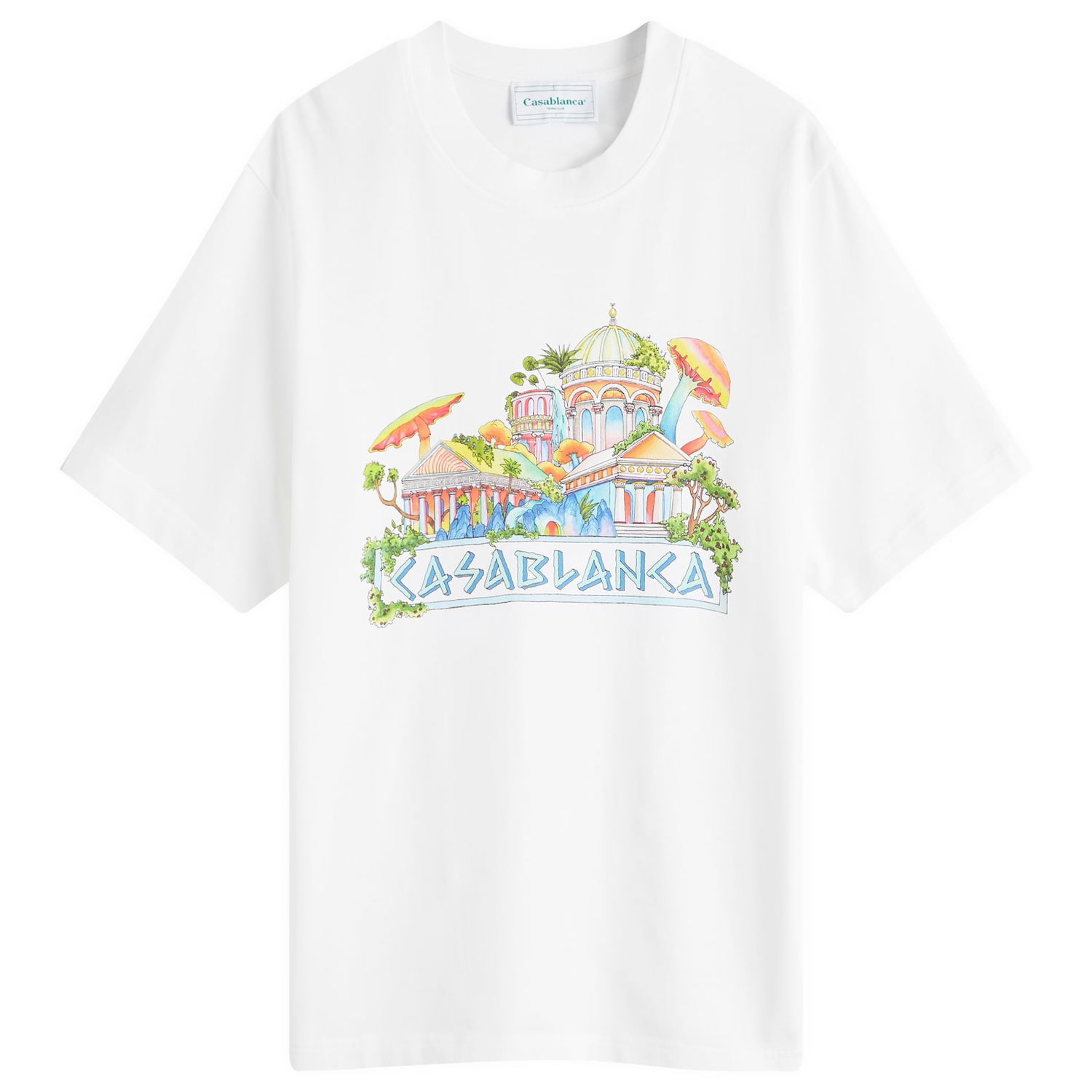 Tričko Casablanca The Road To Knowledge Graphic T-Shirt Biela | MF24-JTS-001-02, 0