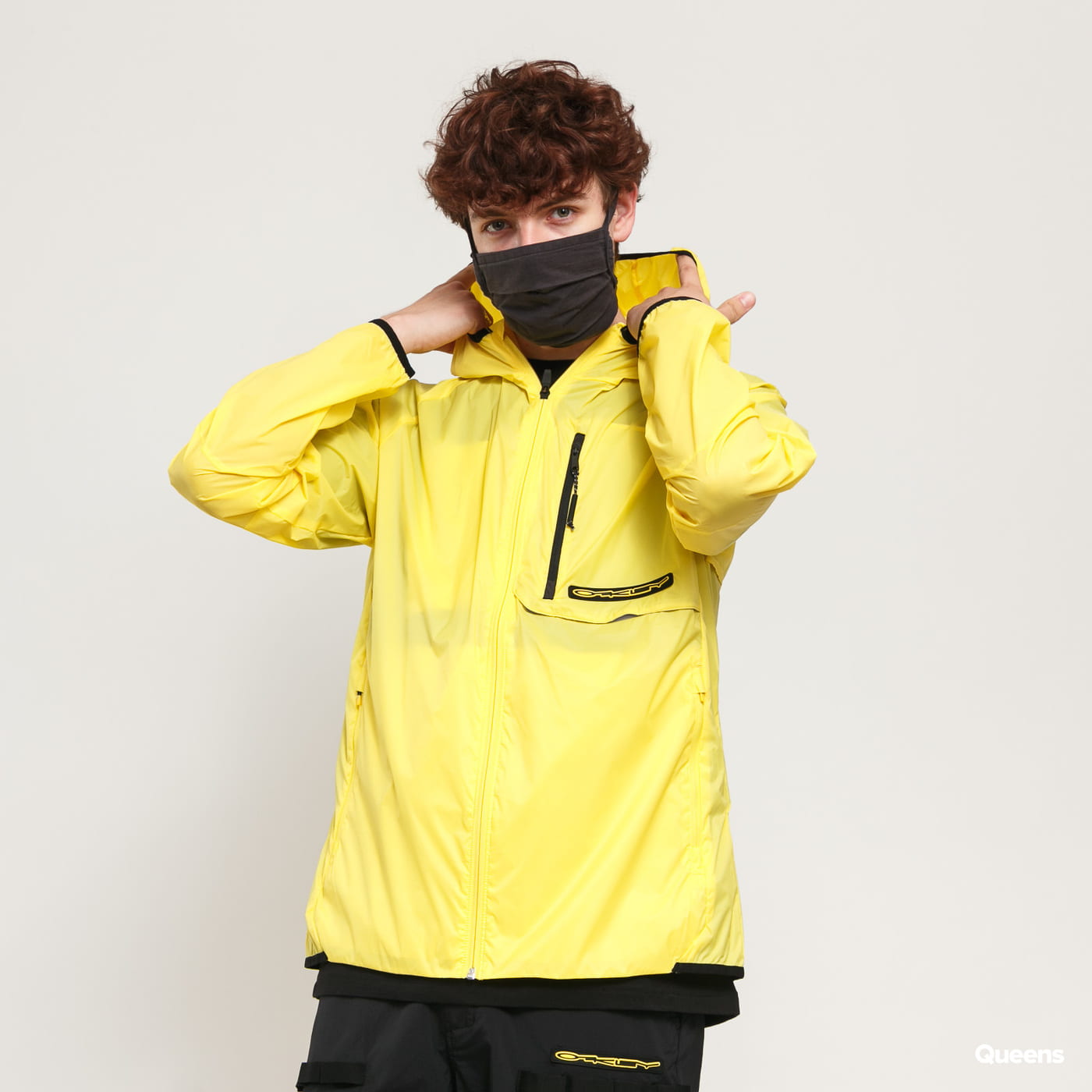 Vetrovka OAKLEY Stretch Logo Patch Packable Jacket Žltá | FOA400203, 0