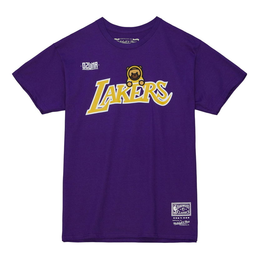 Tričko Mitchell & Ness Ozuna Los Angeles Lakers T-Shirt Fialová | SSTE5279-LALYYPPPPURP
