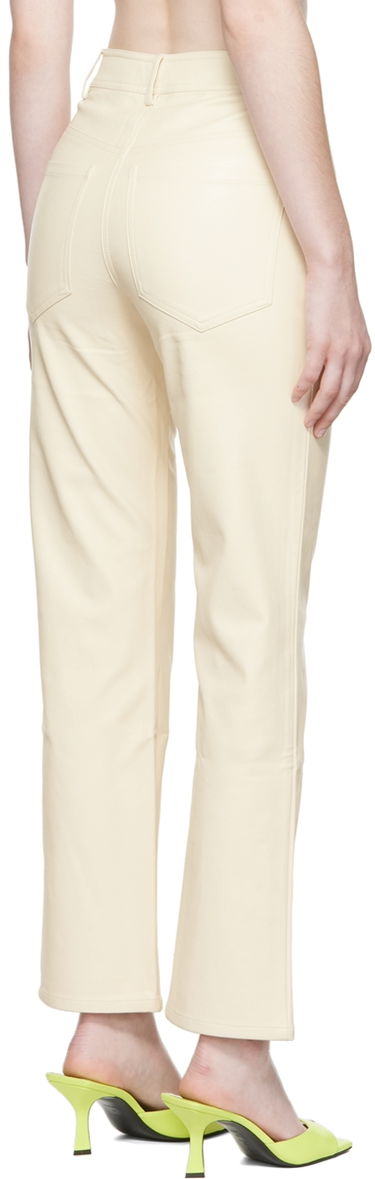 Nohavice Miaou Miaou Junior Faux-Leather Pants Béžová | 1010-CL-CRE-PU, 2