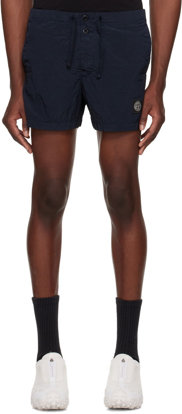 Plavky Stone Island Patch Swim Shorts Navy | 8015B0643, 0