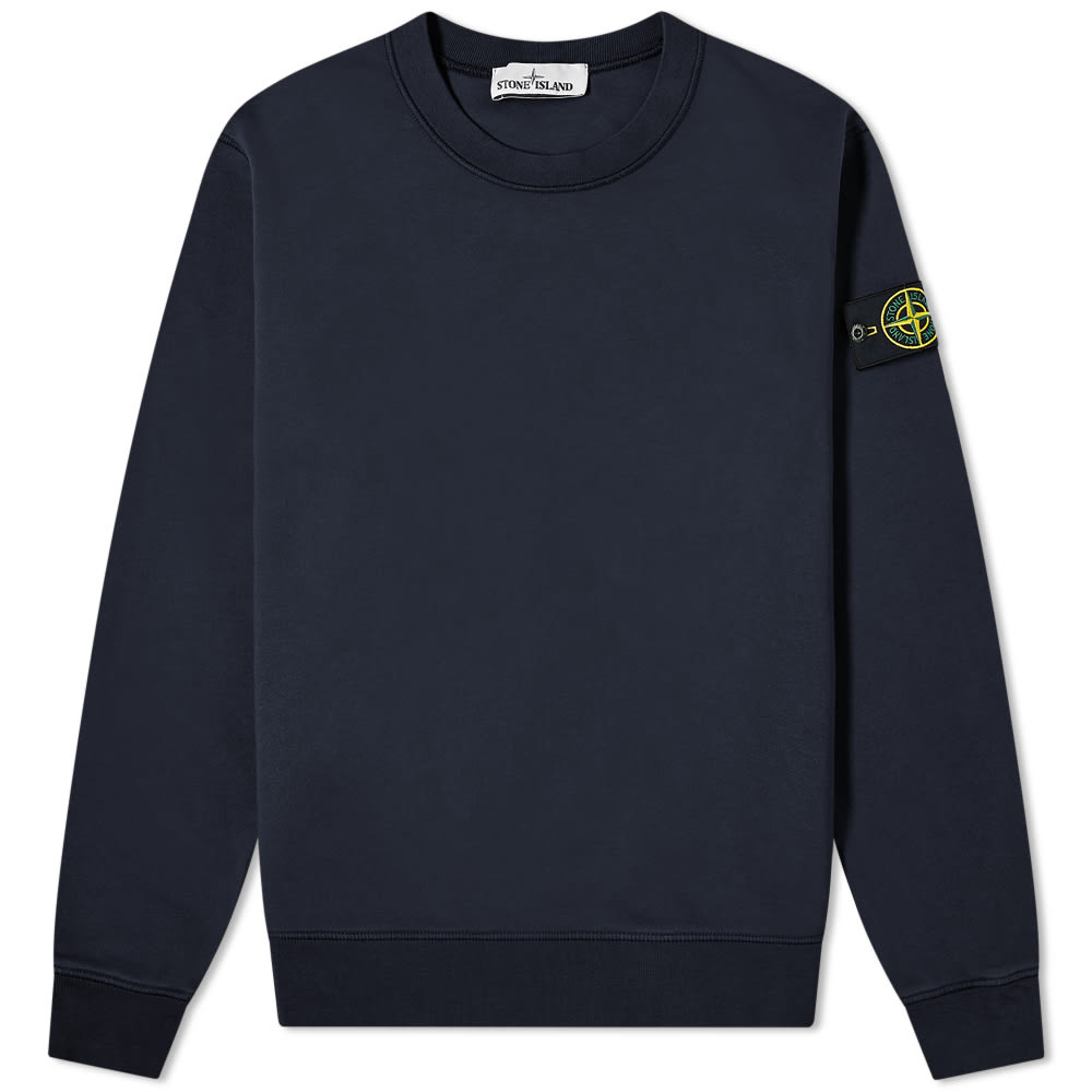 Mikina Stone Island Garment Dyed Crew Sweat Navy | 741563051-V0020, 0