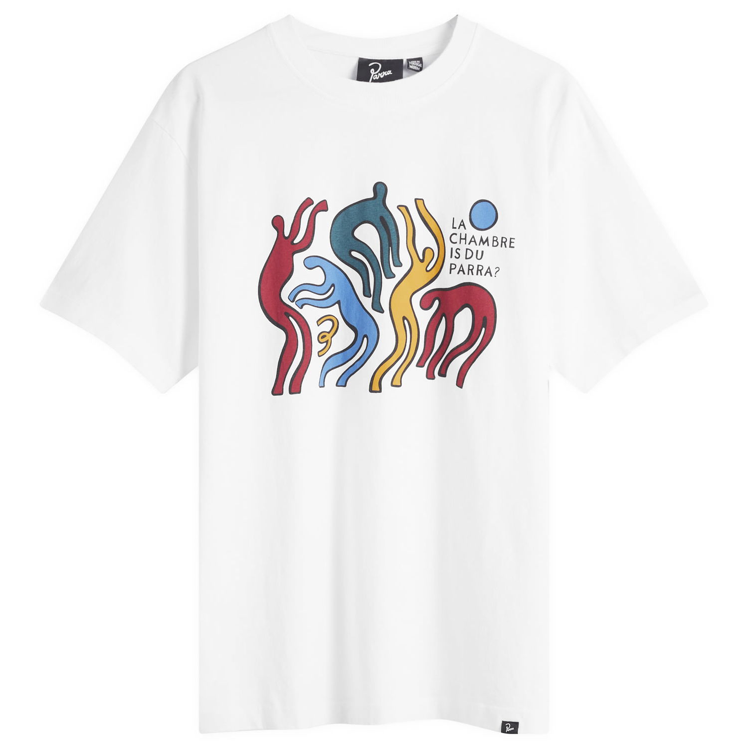 Tričko By Parra Parra La Chambre Nuit Graphic T-Shirt Biela | 53106-WHT, 0