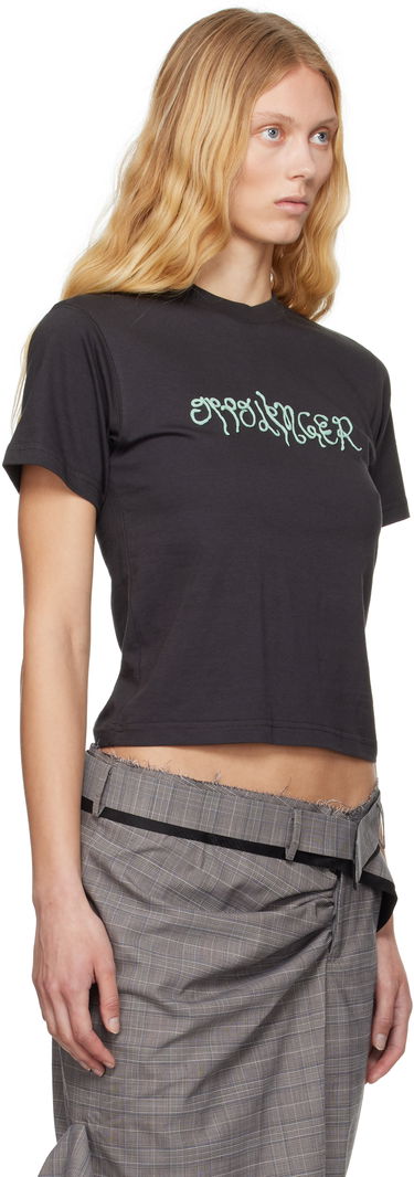 Tričko Ottolinger Ottolinger Fitted Puff Paint T-Shirt Čierna | 115-101915-01, 1