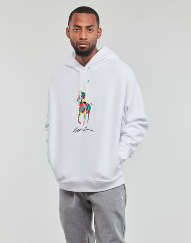 Mikina Polo by Ralph Lauren Polo Pony Print Jersey Hoodie Biela | 710926613001, 0