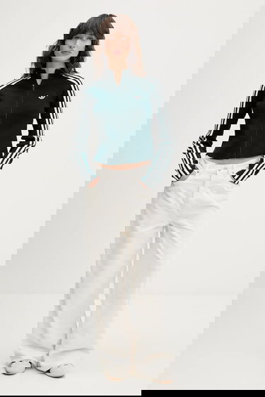 Sveter adidas Performance Adicolor Slim-Fit Knit Top Zelené | JY2599, 2