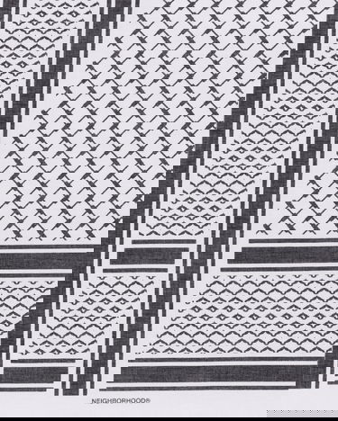 Šál Neighborhood Shemagh Patterned Bandana Čierna | 251BXNH-AC02 WH×BK, 5