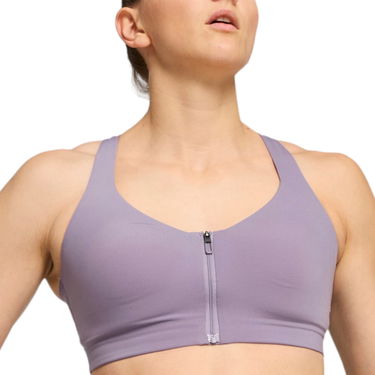 Podprsenka Puma Puma PWR SHAPELUXE Zip Front Sports Bra Fialová | 525881-30, 0