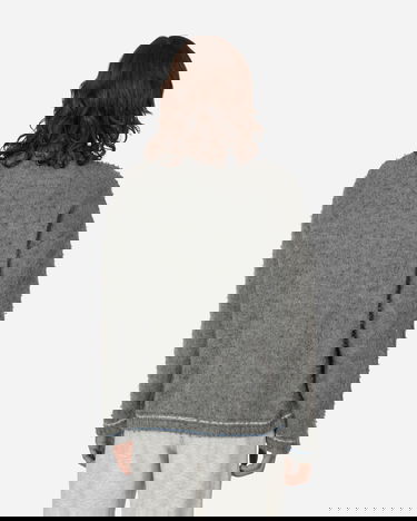 Sveter ERL Washed V-Neck Sweater Šedá | ERL05N002 1, 3