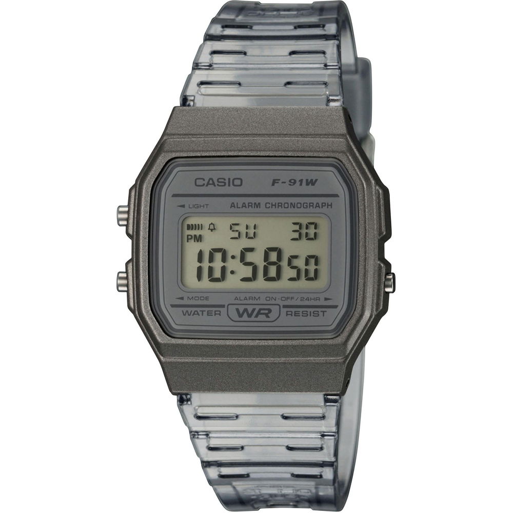 Hodinky CASIO Collection Metalická | F-91WS-8EF, 1