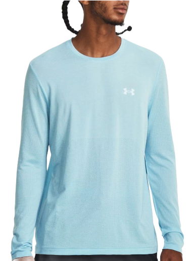 Tričko Under Armour Seamless Stride Tee Tyrkysová | 1375693-490