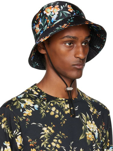 Klobúk Erdem Floral Print Bucket Hat Čierna | MF22_1497MF22_1497, 1