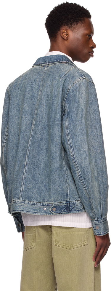 Bunda rag & bone Rag & Bone Simon Garage Denim Jacket Modrá | MBW25P2011DNML, 2