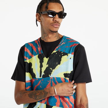 Vesta Stüssy Printed Sweater Vest Čierna | 117179 blue, 1
