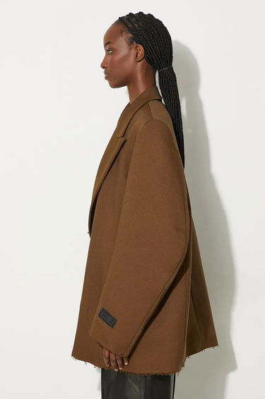 Bunda Maison Margiela Oversized Frayed Blazer Hnedá | S62BN0106.M35222, 1
