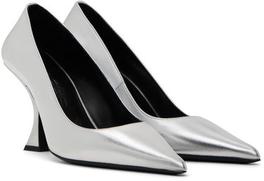 Tenisky a topánky BY FAR Metallic Leather Pointed-Toe Pumps Metalická | 23PFVIVSVA, 3