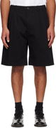 Pleated Ponte Shorts