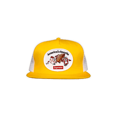 Šiltovka Supreme America’s Favorite Mesh Back 5-Panel Žltá | SS21H96 YELLOW, 0