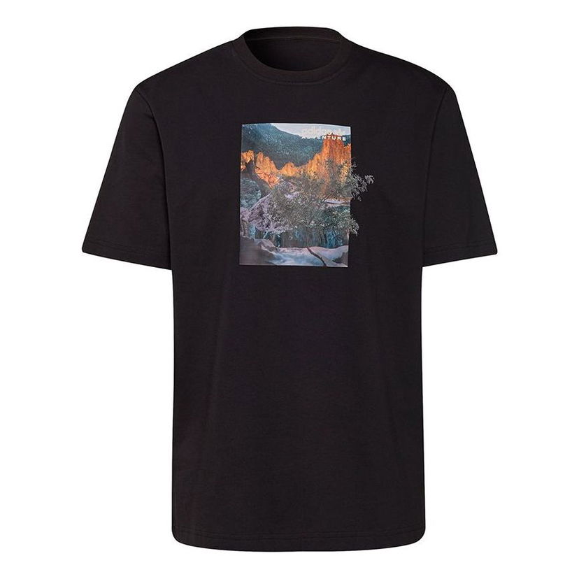Tričko adidas Originals Adventure Landscape Graphic T-Shirt Čierna | H09063