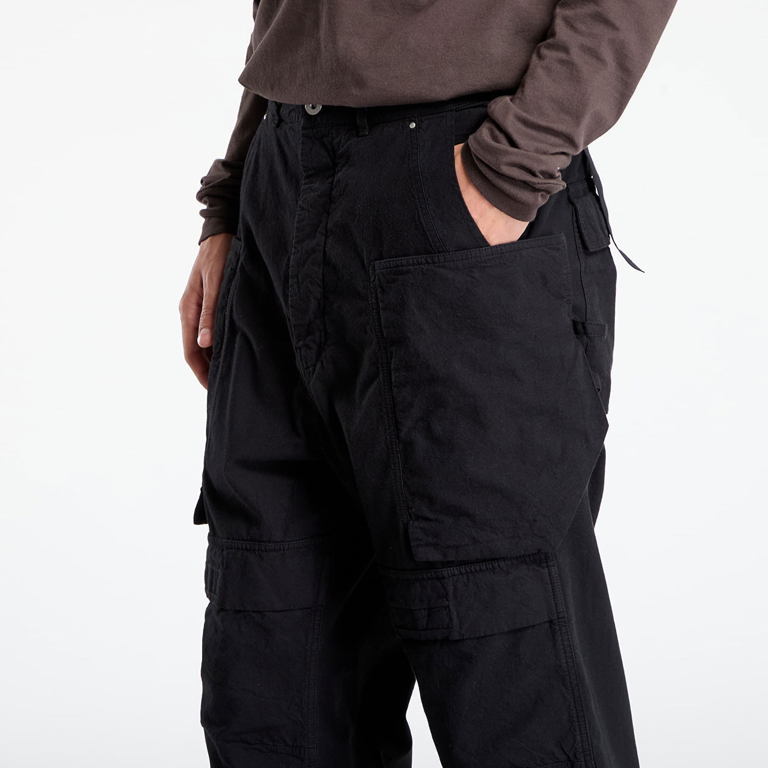 Cargo nohavice Rick Owens Rick Owens DRKSHDW Stefan Cargo Pants 33 Čierna | DU02E7368 CL 09, 1