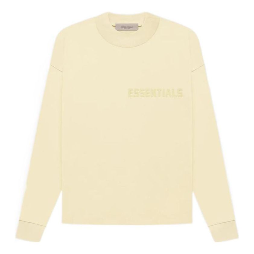 Sveter Fear of God Essentials Long Sleeve T-Shirt Béžová | FOG-FW22-551, 0
