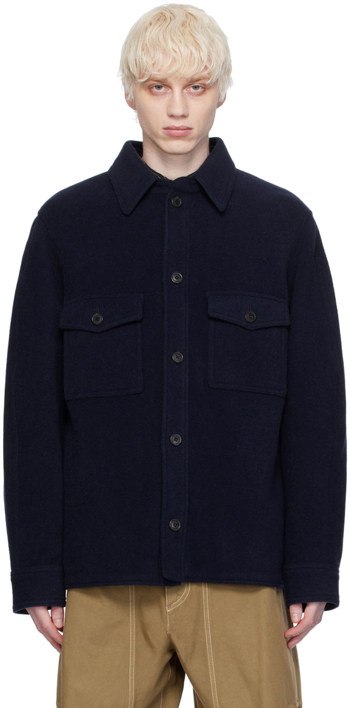 Bunda ISABEL MARANT Kervon Jacket Navy | 24PVE0052HC-B1E01H, 0